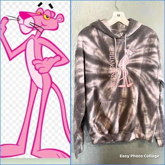 Pink Panther Tops - Pink Panther Hoodie Medium NWOT